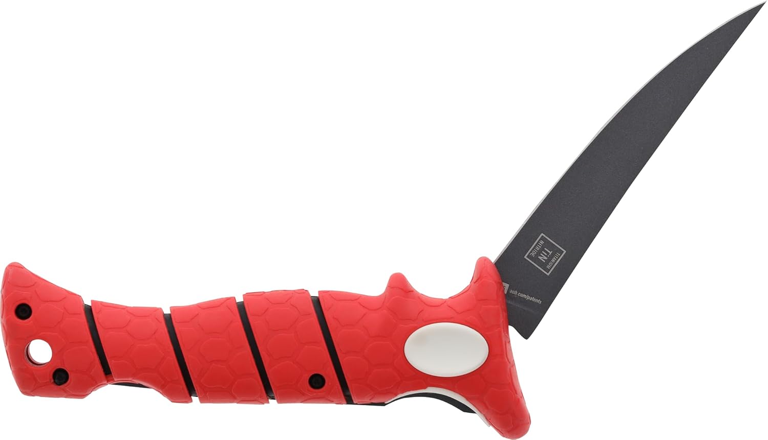 BUBBA Li-Ion Cordless Electric Fillet Knife with Non-Slip Grip Handle, 4 Ti-Nitride S.S. Coated Non-Stick Reciprocating Blades, Charger and Case for Fishing