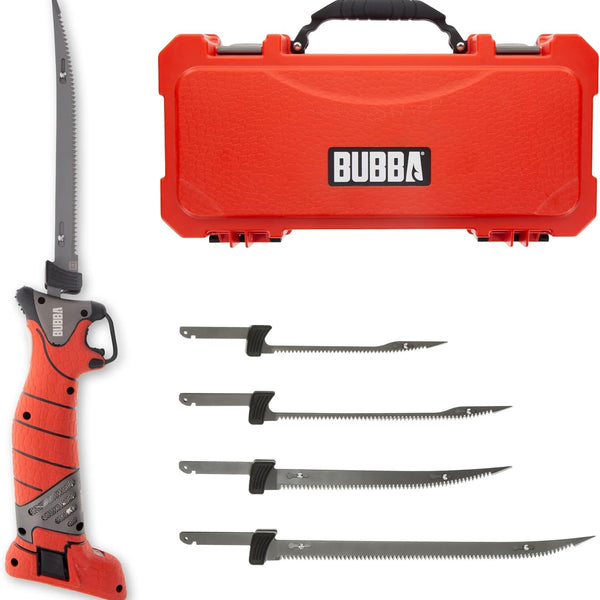 Bubba Pro Series Lithium-Ion Electric Fillet Knife with Non-Slip Grip Handle