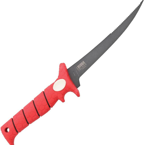BUBBA Tapered Flex Fillet Knife with Sperrated Spine 7"