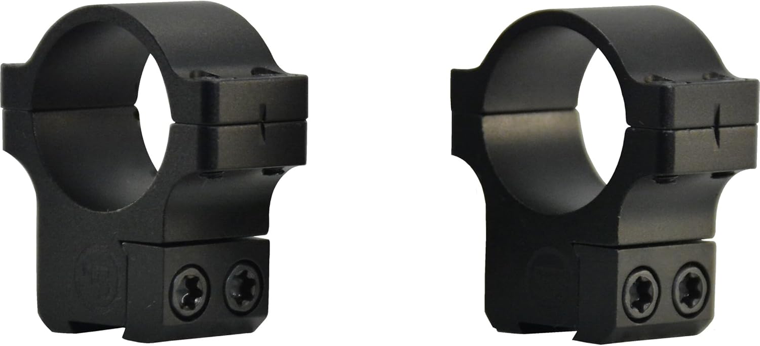 CZ-USA CZ 527 1in Dovetail Rings, Black Matte, 40088