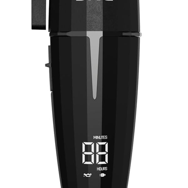 JRL Onyx 2020C Professional Cordless Hair Clipper for Barber Hair Cutting, Smart-Clip Technology Prevents Blade Drag, Reset IQ Charging Dock, For Fading, Dual-Speed 6000–7500 RPM Motor, Black