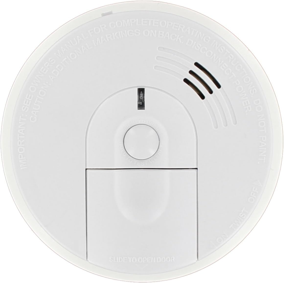 Kidde Hardwire Smoke Detector with 9V Battery Backup and Front Load Battery Door | Model I4618AC