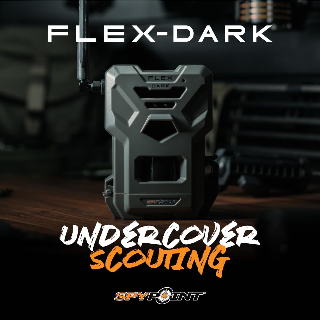 SPYPOINT Flex-Dark Cellular Trail Camera, 40MP Photos