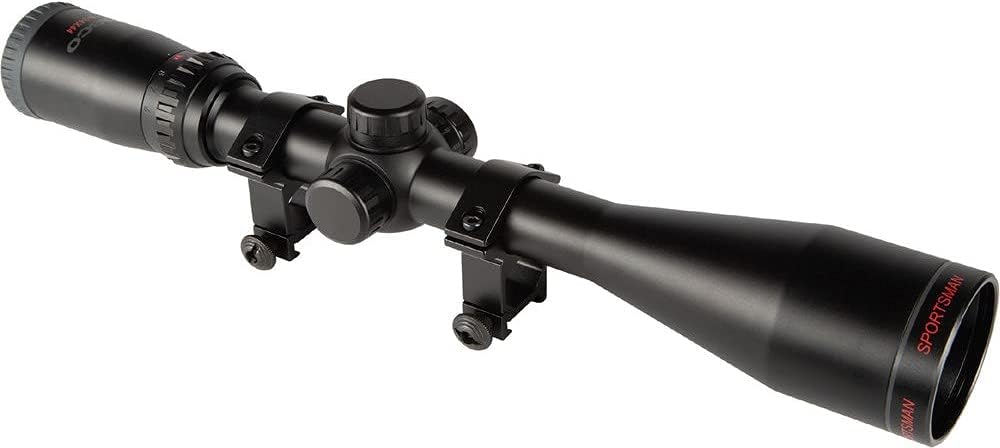 Tasco T41240 Sportsman Riflescope 4-12x40 Black FC, Rings, Truplex Box 5L